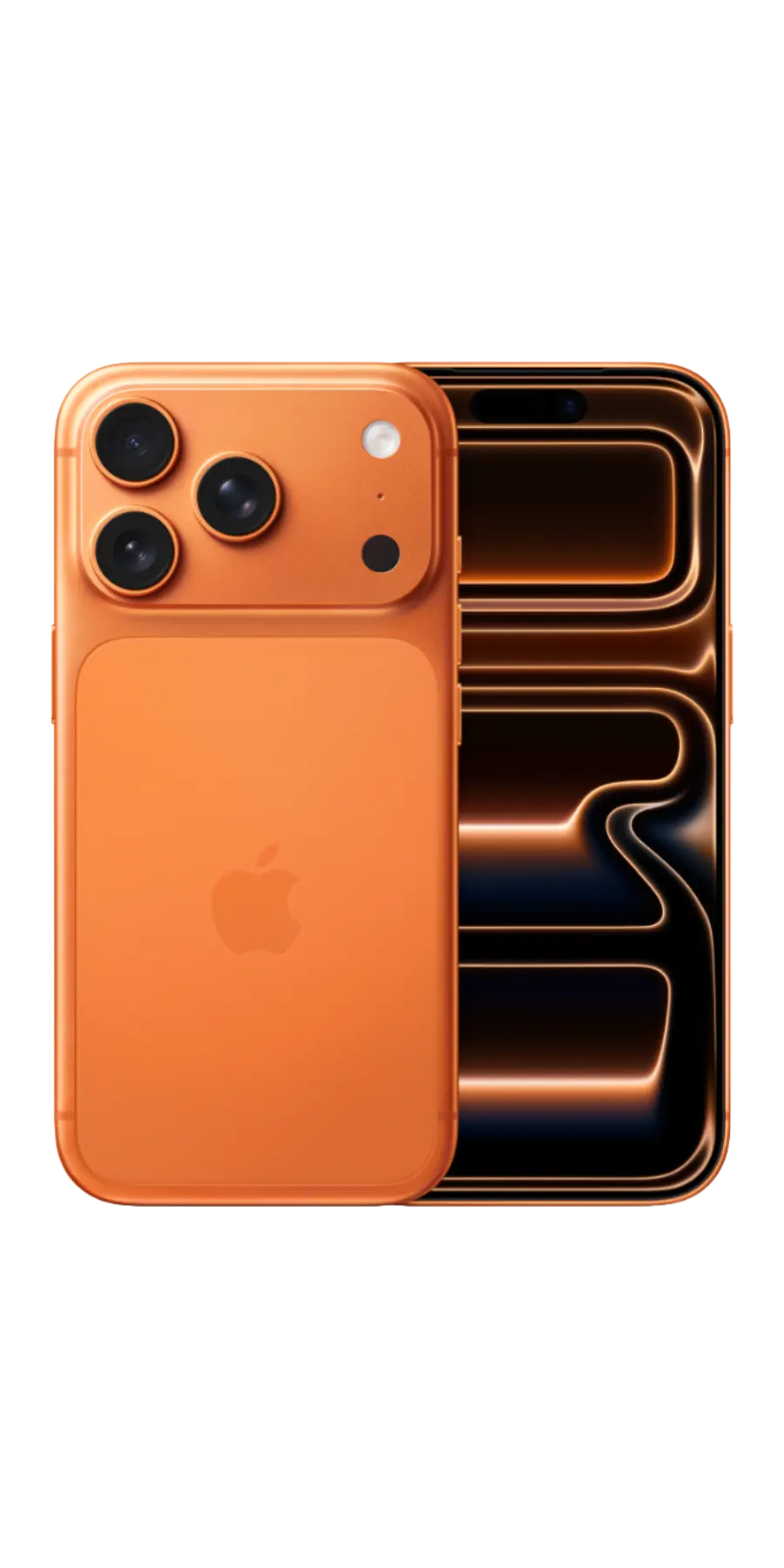 iPhone 17 Pro na cor Laranja